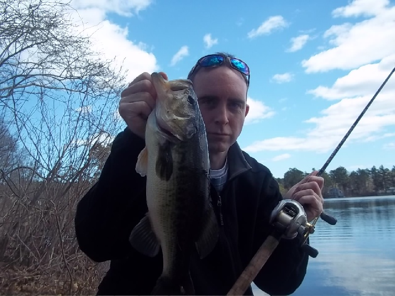 Lil' shore fishing on Friday. 